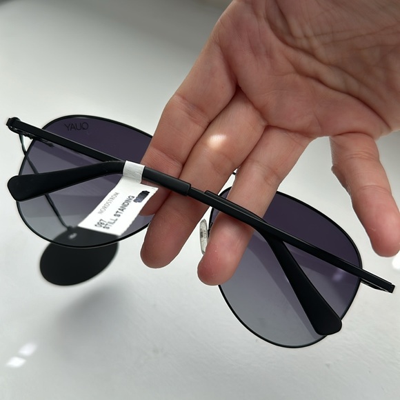 Quay Australia Still Standing 60mm Polarized Aviator Sunglasses - Brand New - Picture 5 of 9